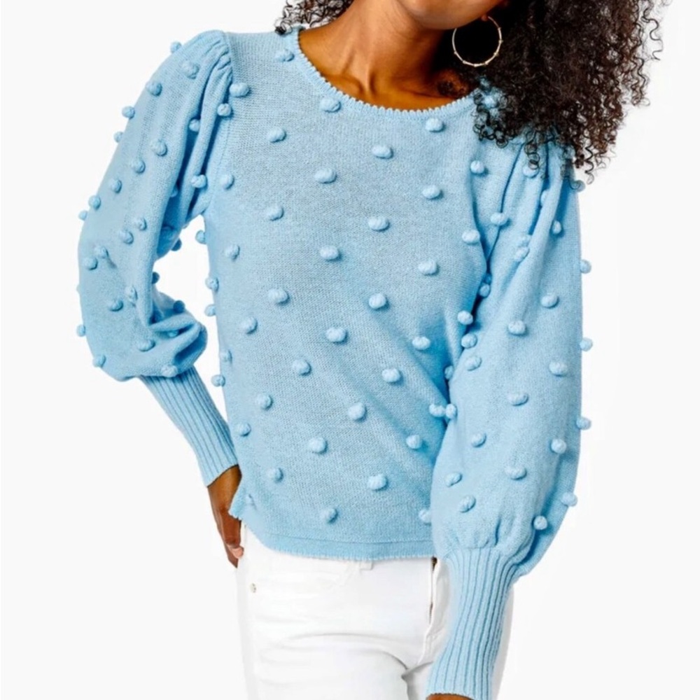 Lilly Pulitzer Kippa Pom-Pom Sweater | Coastal | Preppy
